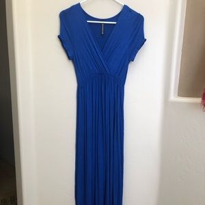 Blue maxi dress